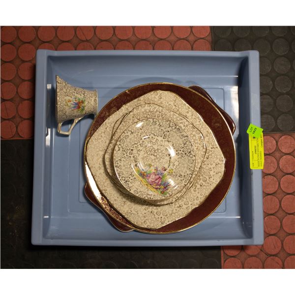 MADE IN ENGLAND H&K TUNSTALL GOLD TRIMMED