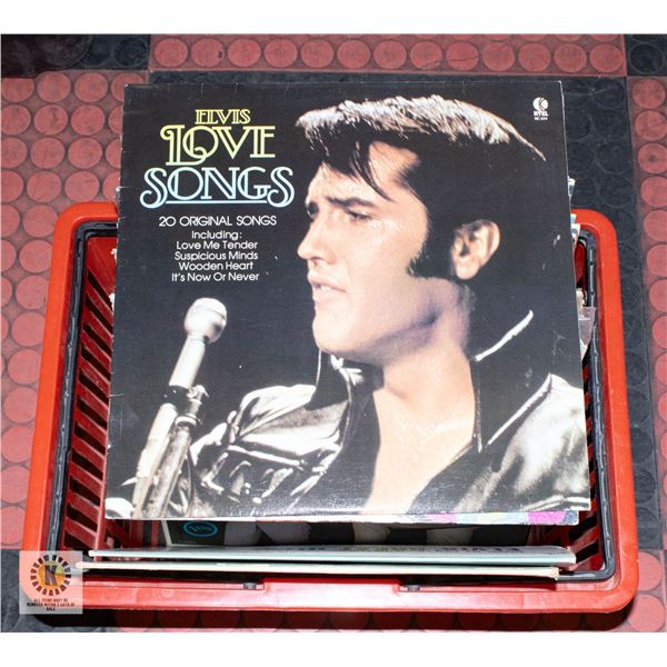 MOSTLY ROCK+ROLL LP’S ELVIS,ROLLING