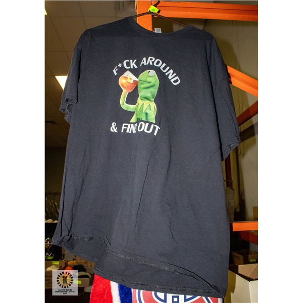 MENWS 2XL F AROUND AND FIND OUT KERMET SHIRT