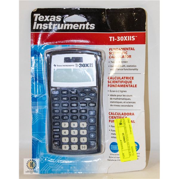 NEW SEALED TEXAS INSTRUMENTS TI-30XIIS