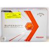 Image 1 : NEW SEALED CALLAWAY SUPERSOFT ORANGE GOLF BALL