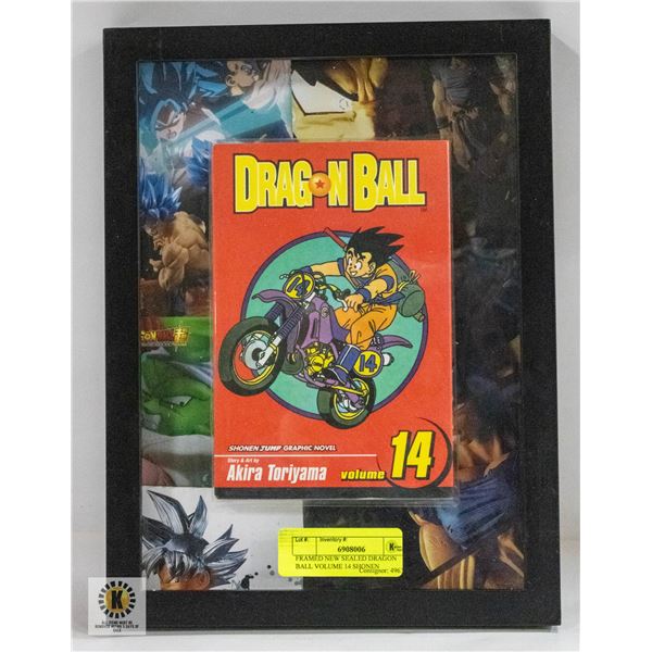 FRAMED NEW SEALED DRAGON BALL VOLUME 14 SHONEN