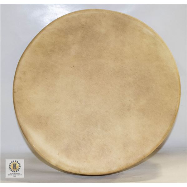 INDIGENOUS CEREMONIAL DRUM AND BEATER