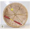 Image 2 : INDIGENOUS CEREMONIAL DRUM AND BEATER