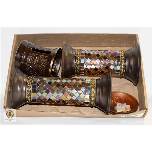 FLAT OF PARTY LITE ITEMS