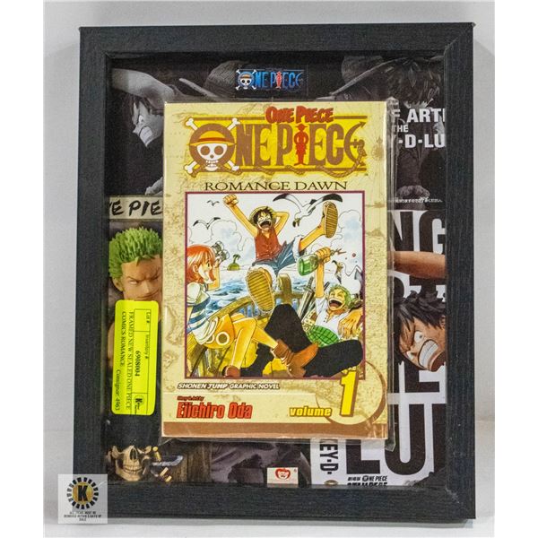 FRAMED NEW SEALED ONE PIECE COMICS ROMANCE
