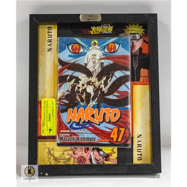 FRAMED NEW SEALED NARUTO VOLUME 47 SHONEN JUMP