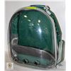 Image 1 : CLEAR CAT BUBBLE BACK PACK PET CARRIER-ESTATE