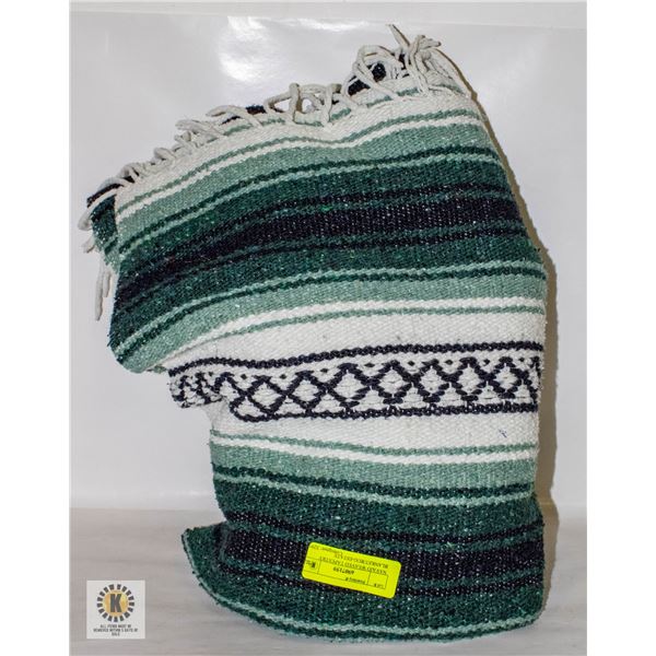 NAVAJO WEAVED TAPESTRY BLANKET/RUG-ESTATE