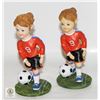 Image 2 : KIDS SOCCER KIT W/SHIN PADS+SOCCER ORNAMENTS