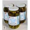 Image 1 : 3 1L JARS PRESIDENTS CHOICE SWEET PICKLES BB 11/24