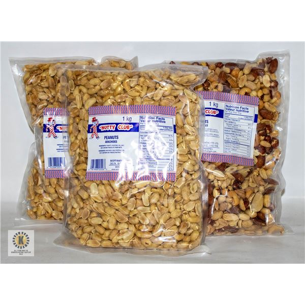 THREE KGS OF NUTTY CLUB NUTS