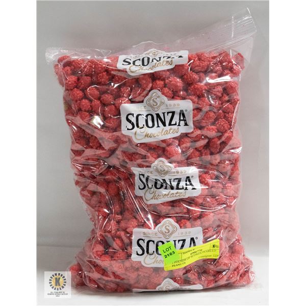 5 POUNDS OF SCONZA PEARLED PEANUTS