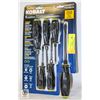 Image 1 : NEW KOBALT 6PC DIAMOND COATED TIP SCREWDRIVER SET
