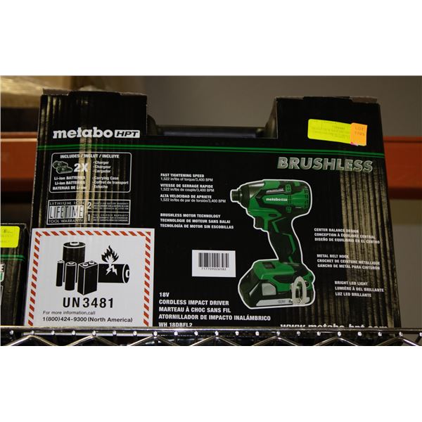 BRAND NEW METABO HPT 18V CORDLESS IMPACT DRIVER