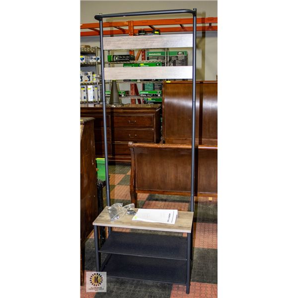 NEW ASSEMBLED HALL TREE H-71.5" W-13" L-25.5"