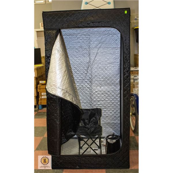 NEW ASSEMBLED SAUNA WITH PUMP