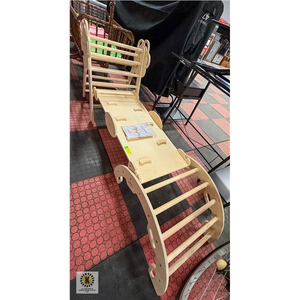 NEW ASSEMBLED COSYLAND PIKLER TRIANGLE SET