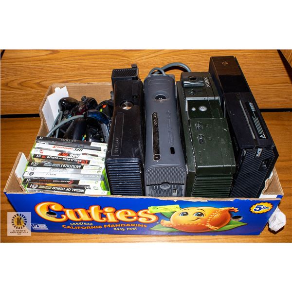 LOT OF XBOX OG, 360, ONE, CONSOLE, GAMES, ETC