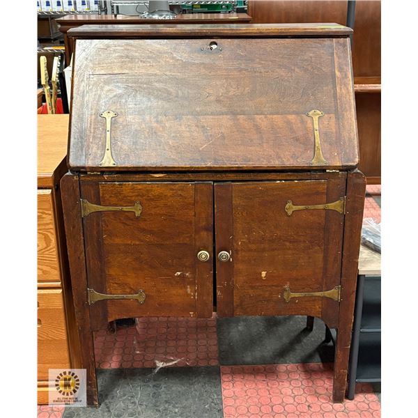 VINTAGE/ ANTIQUE WRITING DESK 16"X 31" X 44"