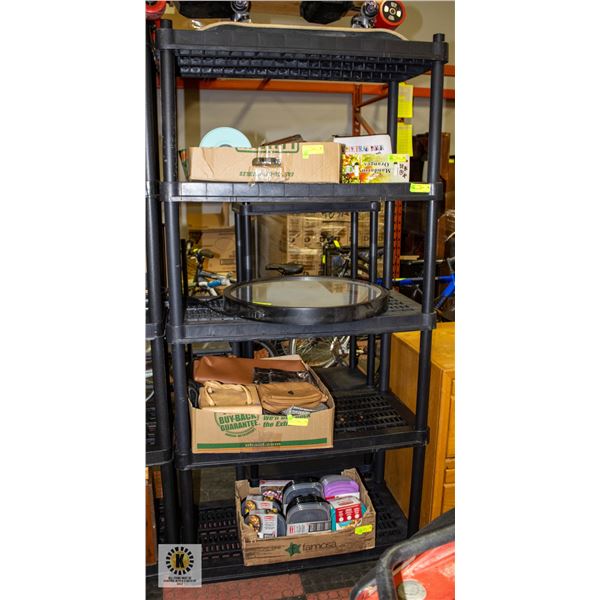 STORAGE SHELF H-73" W-18" L-35.5"