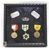Image 1 : VIETNAM MEDIALS IN SHADOW BOX