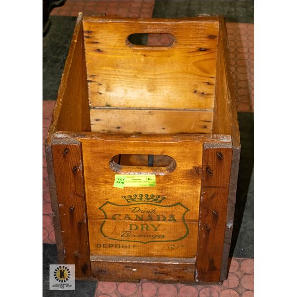 VINTAGE CANADA DRY CRATE