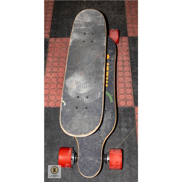 LOT OF LONG & REGULAR SKATEBOARDS