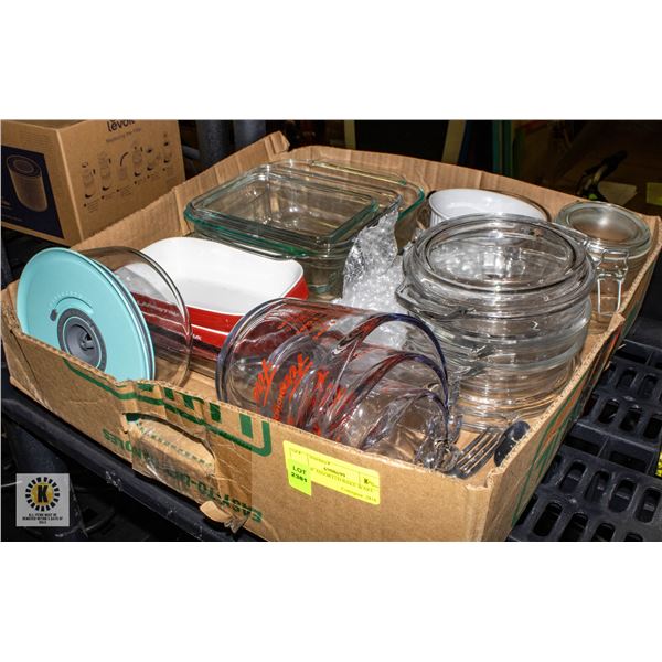 TRAY OF ASSORTED BAKE WARE