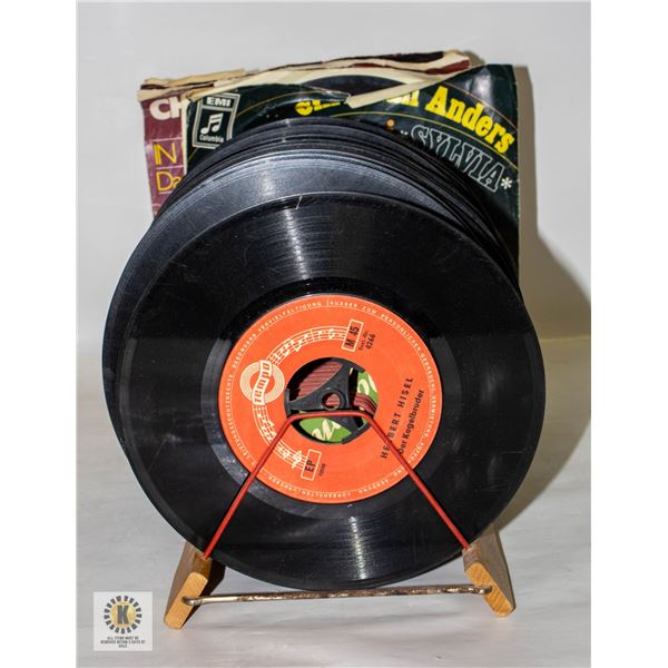 COLLECTION OF LP'S AND 45'S