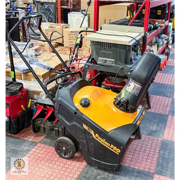 POULAN PRO 21 SNOWBLOWER