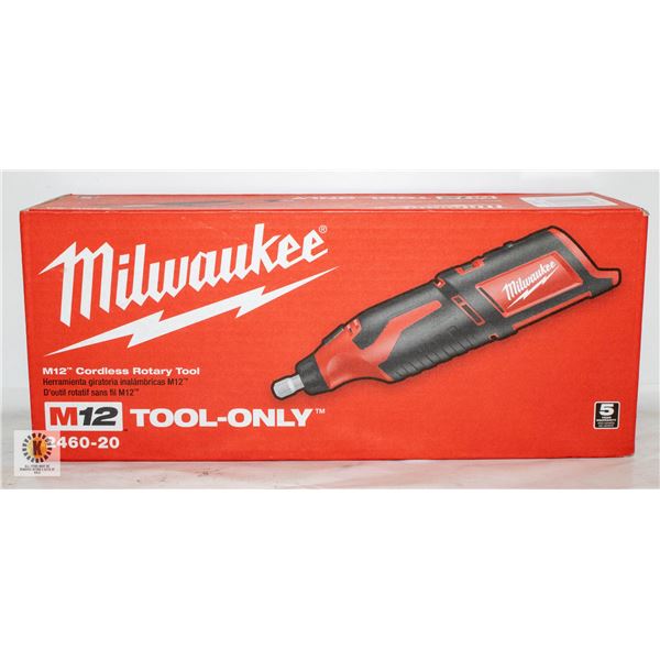 NEW MILWAUKEE M12 BRUSHLESS ROTARY/GRINDER