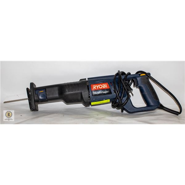 RYOBI VARIABLE SPEED RECIPROCATING SAW