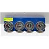 Image 1 : PRESSURE GAUGES SET OF 4 - 2 3/4"