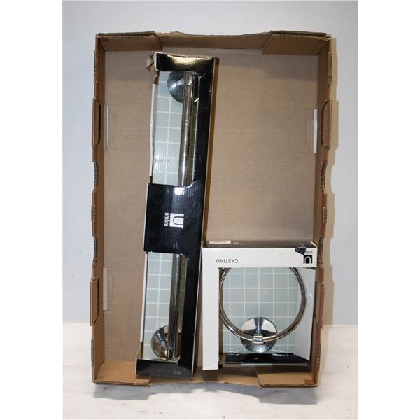 SET OF NEW NEVER INSTALLED BATHROOM BARS