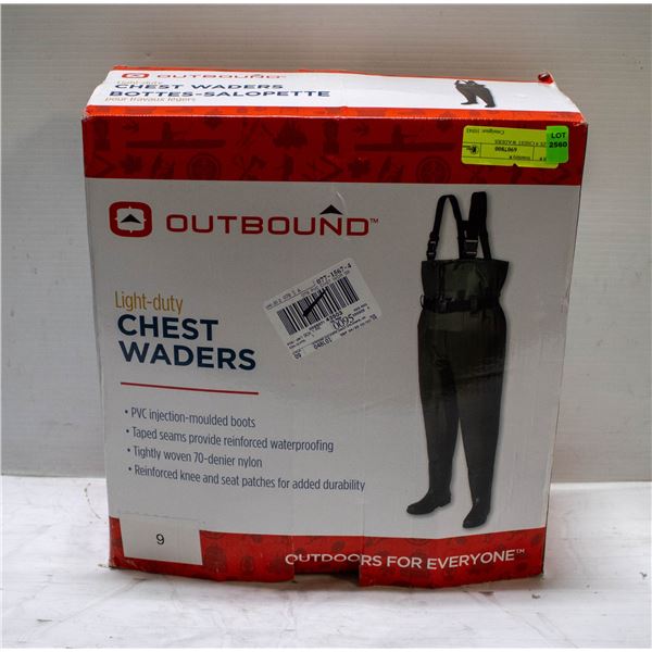 SIZE 9 CHEST WADERS