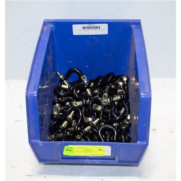 TRAY OF 50 SHACKLES