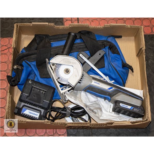 FLAT WITH DREMEL ULTRA SAW - 20 VOLT LI-ION