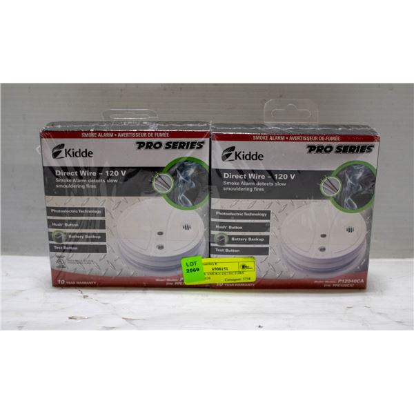 TWO NEW SMOKE DETECTORS EXPIRY 2036