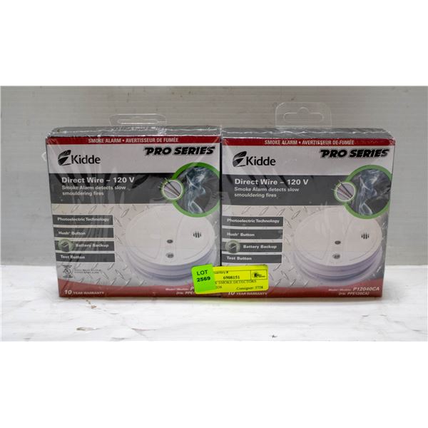 TWO NEW SMOKE DETECTORS EXPIRY 2036