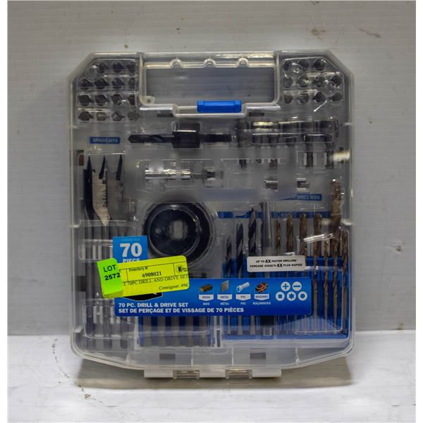 HART 70PC DRILL AND DRIVE SET