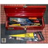 Image 2 : TOOLS BOX WITH ASSORTED TOOLS