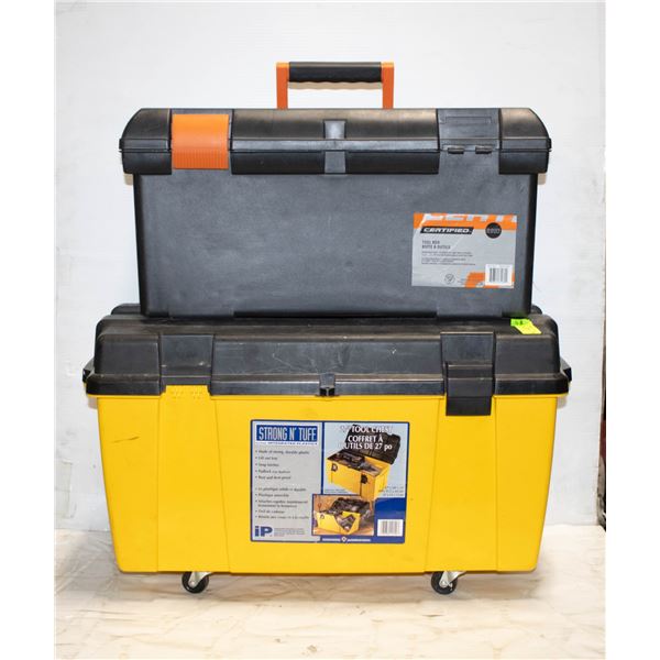LOT OF TOOLBOXES