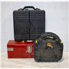 Image 1 : TOOL BOX W/TOOLS+MINI AIR COMPRESSOR IN CASE+TOOL-