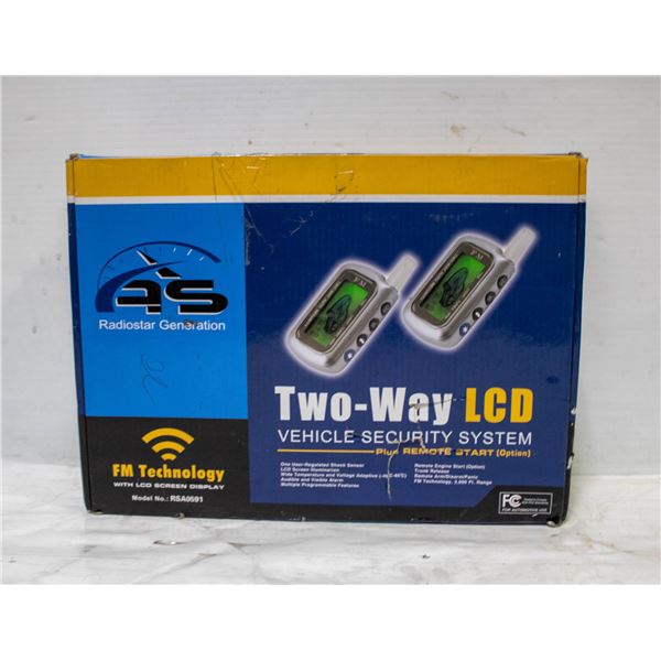 NEW 2-WAY SECURITY AUTO START SYSTEM