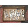 Image 1 : TRAY OF 5 NEW WELDING CLAMPS
