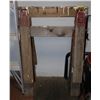 Image 1 : SET OF WOODEN SAW HORSE