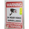 Image 1 : PRIVATE PROPERTY NO TRESPASSING SIGN VIDEO NEW
