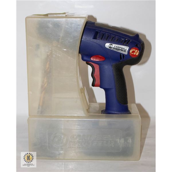 CAMPBELL HAUSFELD DRILL WITH BATTERY AND CHARGER