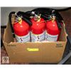 Image 1 : LOT OF 3 FULLY CHARGED FIRE EXTINGUISHERS
